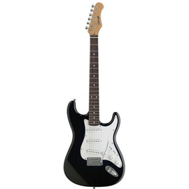 Электрогитара, форма: Stratocaster Stagg S250-BK